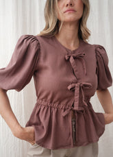 Blusa Cigarras CAFÉ