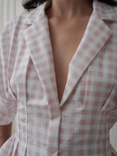 Camisera Gaviota Cuadros Rosado