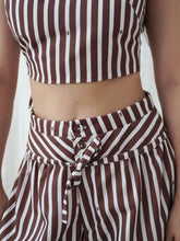 Pantalon Selena Rayas Cafe