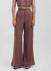 Pantalón Bota Ancha Café