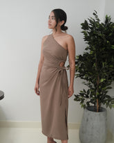 Vestido MIDI especial taupe