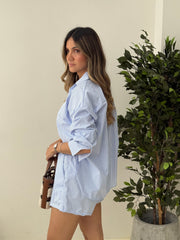 SET ÚNICO RAYAS AZUL