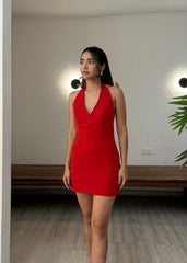 Vestido Espresso Rojo