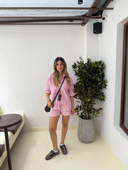 SET ÚNICO RAYAS ROJAS