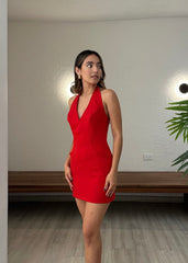 Vestido Espresso Rojo