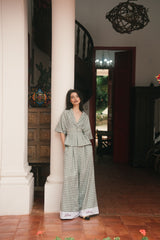 Pantalón Gaviota Cuadros Verde