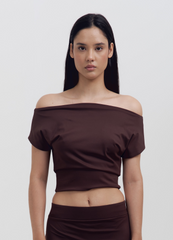 Blusa Mercedes Café