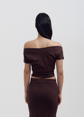 Blusa Mercedes Café