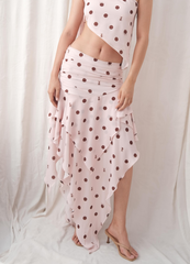 Falda Thalia Rosado