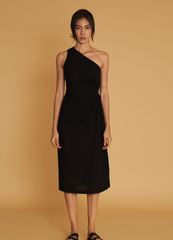 Vestido Midi Centauro Negro