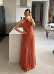 Vestido Dolores Terracota