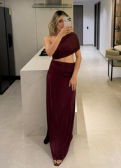 Vestido Maria  Borgoña