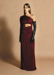 Vestido Maria  Borgoña