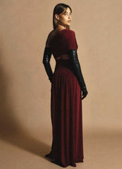 Vestido Maria  Borgoña